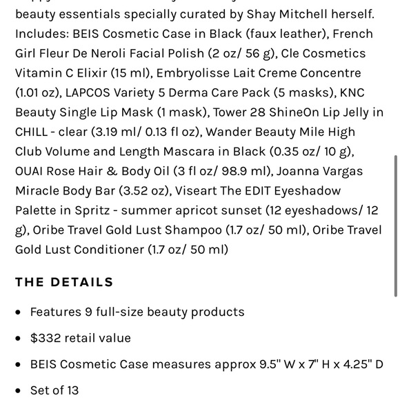 Beis by Shay Mitchell Beauty Kit - Picture 7 of 7